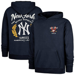 New York Yankees Souvenir Laurels Foundation Hoodie Navy | 47 brand