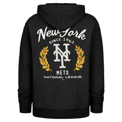 New York Mets Souvenir Laurels Foundation Hoodie Black | 47 brand
