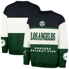Los Angeles Dodgers Tee Up Maximalist Fleece Sweatshirt Green | 47 brand