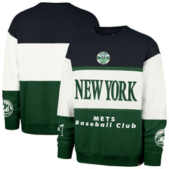 New York Mets Tee Up Maximalist Fleece Sweatshirt Green | 47 brand