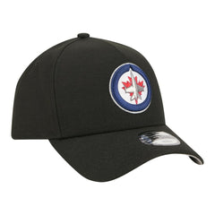 Winnipeg Jets New Era Youth 9FORTY A-Frame Adjustable Hat Black
