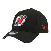 New Jersey Devils New Era Youth 9FORTY A-Frame Adjustable Hat Black