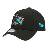 San Jose Sharks New Era Youth 9FORTY A-Frame Adjustable Hat Black