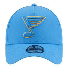 St. Louis Blues New Era Youth 9FORTY A-Frame Adjustable Hat Blue