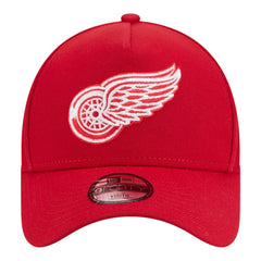 Detroit Red Wings New Era Youth 9FORTY A-Frame Adjustable Hat Red