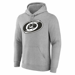 Carolina Hurricanes Big & Tall Personalized Name & Number Monochrome Pullover Hoodie Gray