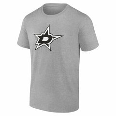 Dallas Stars Big & Tall Personalized Name & Number Monochrome T-Shirt Gray