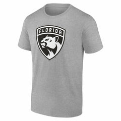 Florida Panthers Big & Tall Personalized Name & Number Monochrome T-Shirt Gray