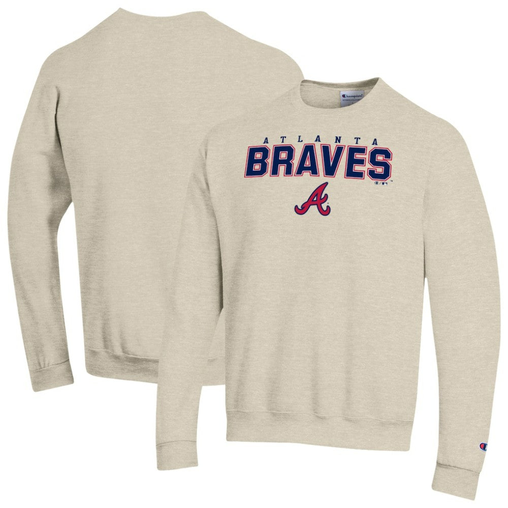 Atlanta Braves Champion Eco Powerblend Sweatshirt Oatmeal