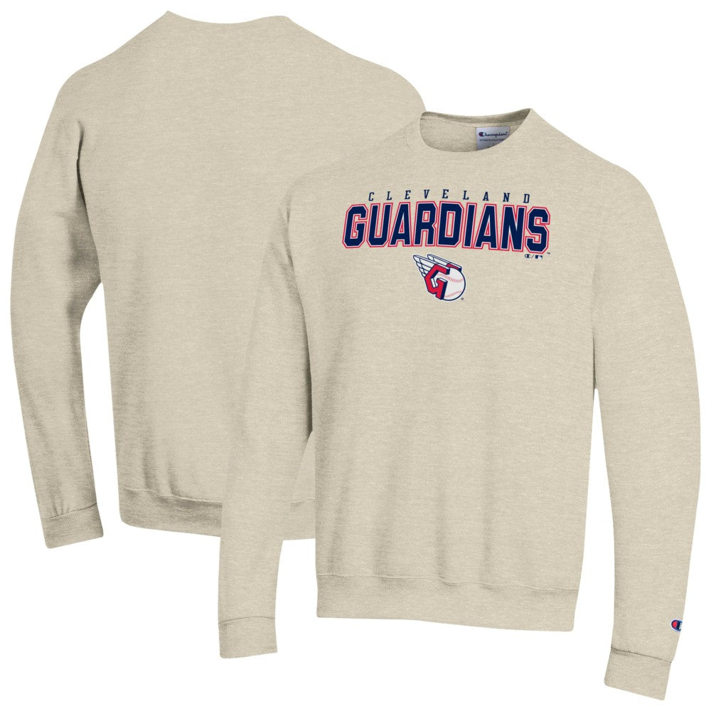 Cleveland Guardians Champion Eco Powerblend Sweatshirt Oatmeal