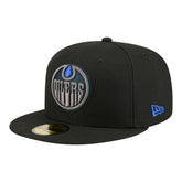 Edmonton Oilers New Era Color Pop 59FIFTY Fitted Hat Black
