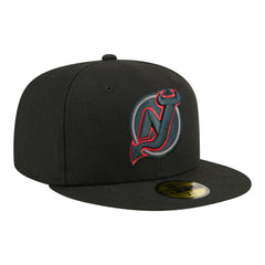 New Jersey Devils New Era Color Pop 59FIFTY Fitted Hat Black