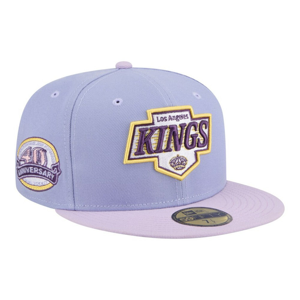 Los Angeles Kings New Era Lavender Bloom 59FIFTY Fitted Hat Light Purple/Purple