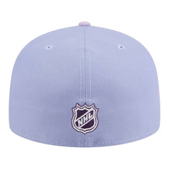 New York Rangers New Era Lavender Bloom 59FIFTY Fitted Hat Light Purple/Purple
