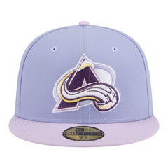 Colorado Avalanche New Era Lavender Bloom 59FIFTY Fitted Hat Light Purple/Purple
