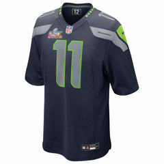Jaxon Smith-Njigba Seattle Seahawks Super Bowl LX Patch Game Jersey - College Navy