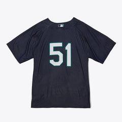 Ichiro Suzuki Seattle Mariners Big & Tall Cooperstown Mesh Batting Practice Jersey - Navy