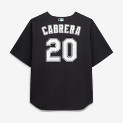Miguel Cabrera Miami Marlins Big & Tall Cooperstown Mesh Batting Practice Jersey - Black