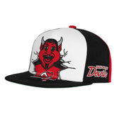 New Jersey Devils Mitchell & Ness Youth Mascot Snapback Hat Red