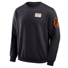 Baltimore Orioles Darius Rucker Collection Washed Crew Neck Pullover Sweatshirt Black