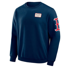 Boston Red Sox Darius Rucker Collection Washed Crew Neck Pullover Sweatshirt Navy