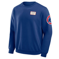 Chicago Cubs Darius Rucker Collection Washed Crew Neck Pullover Sweatshirt Royal