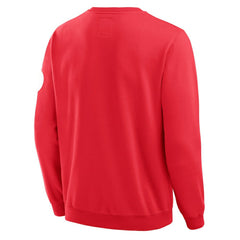 Philadelphia Phillies Darius Rucker Collection Washed Crew Neck Pullover Sweatshirt Red