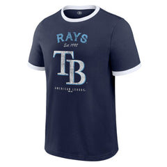 Tampa Bay Rays Darius Rucker Collection Washed Ringer T-Shirt Navy