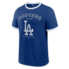 Los Angeles Dodgers Darius Rucker Collection Washed Ringer T-Shirt Royal