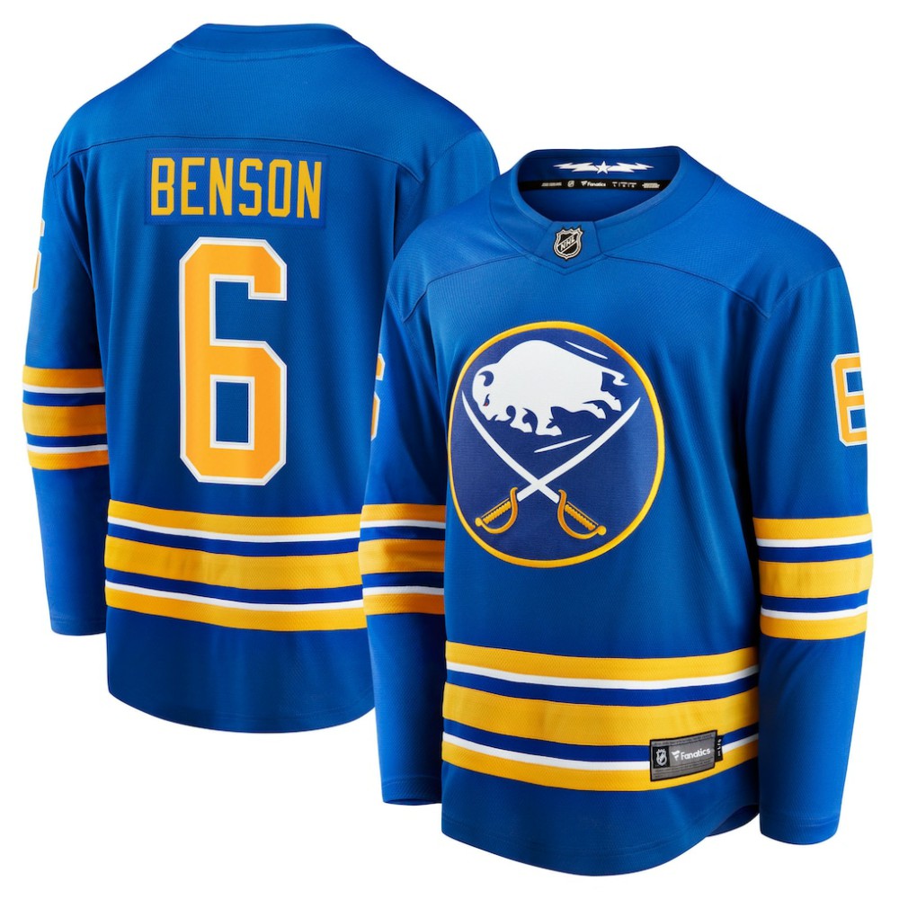 Zach Benson Buffalo Sabres Fanatics Home Breakaway Jersey Royal