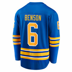 Zach Benson Buffalo Sabres Fanatics Home Breakaway Jersey Royal