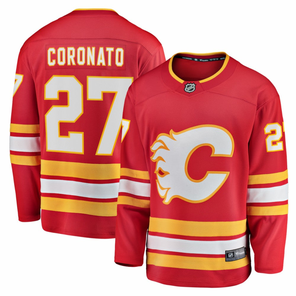Matt Coronato Calgary Flames Fanatics Home Breakaway Jersey Red