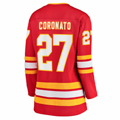 Matt Coronato Calgary Flames Fanatics Women's Home Breakaway Jersey Red