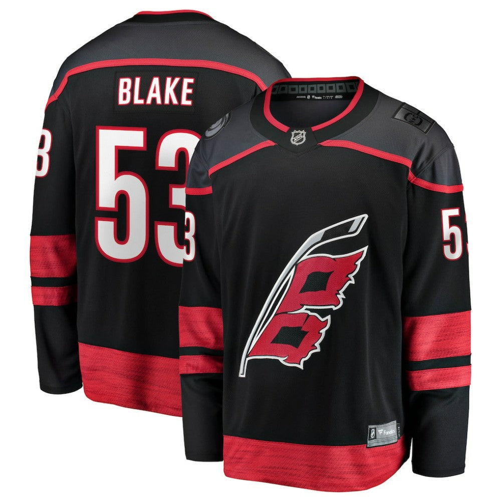 Jackson Blake Carolina Hurricanes Fanatics Home Breakaway Jersey Black