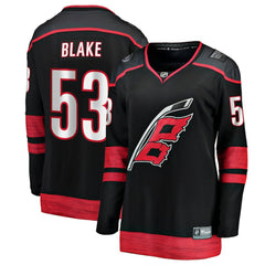 Jackson Blake Carolina Hurricanes Fanatics Women's Home Breakaway Jersey Black
