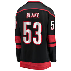 Jackson Blake Carolina Hurricanes Fanatics Women's Home Breakaway Jersey Black