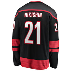 Alexander Nikishin Carolina Hurricanes Fanatics Home Breakaway Jersey Black