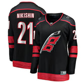 Alexander Nikishin Carolina Hurricanes Fanatics Women's Home Breakaway Jersey Black