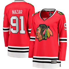 Frank Nazar Chicago Blackhawks Fanatics Women's Home Breakaway Jersey Red
