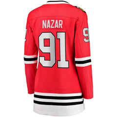 Frank Nazar Chicago Blackhawks Fanatics Women's Home Breakaway Jersey Red