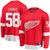Emmitt Finnie Detroit Red Wings Fanatics Home Breakaway Jersey Red