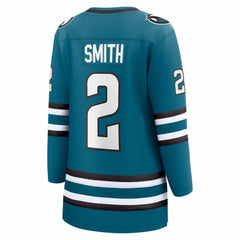 Will Smith San Jose Sharks Fanatics Women's Home Breakaway Jersey Teal