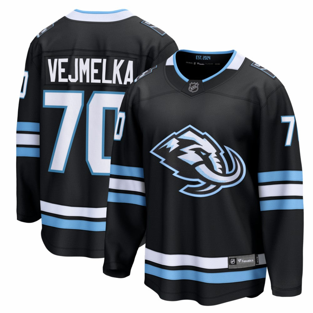 Karel Vejmelka Utah Mammoth Fanatics Home Breakaway Jersey Black