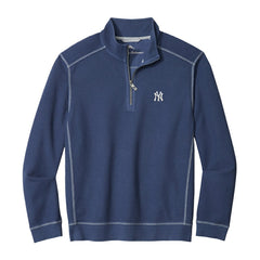 New York Yankees Tommy Bahama Montego Bay Half-Zip Sweatshirt Navy