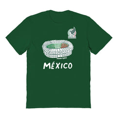 Mexico National Team Vive La Fete Youth Chilena Style T-Shirt Green
