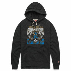Los Angeles Dodgers Homage 2026 Gold Collection Grateful Dead Hoodie Charcoal