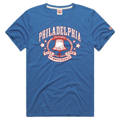 Philadelphia Phillies Homage Tri-Blend Hyperlocal T-Shirt Royal