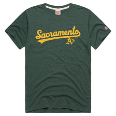 Athletics Homage Tri-Blend Hyperlocal T-Shirt Green