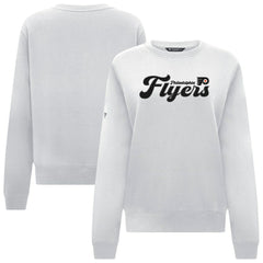 Philadelphia Flyers Levelwear Women's Yvette Big Script Tri-Blend Sweatshirt White