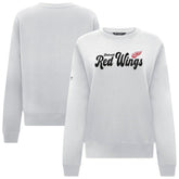 Detroit Red Wings Levelwear Women's Yvette Big Script Tri-Blend Sweatshirt White